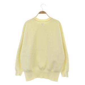 Ron Herman プルオーバースウェットニット トレーナー 長袖 クルーネック S ペールイエロー