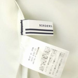 BORDERS at BALCONY 21AW グレースショルダートップス ブラウス 38 オフホワイト