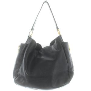 PRADA ワンショルダーバッグ レザー ロゴ ブラック