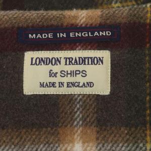 SHIPS LONDONTRADITION ダッフルコート フード ウール M ブラウン