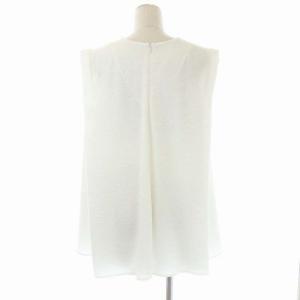 CELFORD 21SS ジャガード セットアップ 上下 カットソー ノースリーブ テーパードパンツ スリット 36 白 ホワイト