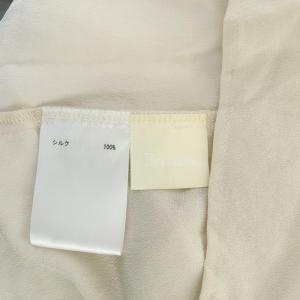 Diagram GRACE CONTINENTAL 22SS フリルヨーク切替ブラウス ノースリーブ 36 ベージュ