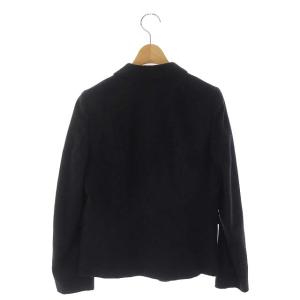 MARGARET HOWELL ウール テーラードジャケット 2B 総裏地 1 黒 ブラック
