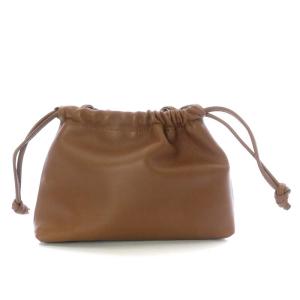 Deuxieme Classe CELERI ショルダーバッグ ワンショルダー 巾着 シープレザー キャメル