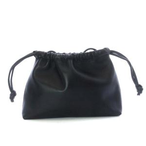 Deuxieme Classe CELERI ショルダーバッグ ワンショルダー 巾着 レザー ブラック