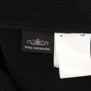 GRACE CONTINENTAL フラワーオフショルトップ ブラウス 長袖 プルオーバー 刺繍 36 マルチカラー