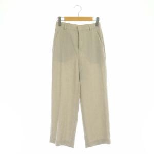 vingt-trois 20SS プレンウェーブ ストレッチ ワイドパンツ 32 ベージュ