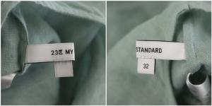 23区 MY STANDARD 21SS リベコフレアワンピース ノースリーブ インナー付き ライトグリーン