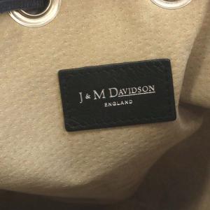 J&M DAVIDSON CARNIVAL ショルダーバッグ フリンジ 巾着 レザー ブラック