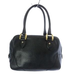 J&M DAVIDSON ミニ ミア MINI MIA ボストンバッグ ハンドバッグ レザー 南京錠付き 黒 ブラック