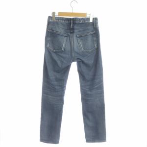 upper hights SERENA ストレートデニムパンツ ジーンズ スリム ダメージ加工 USED加工 23 青 ブルー 280259