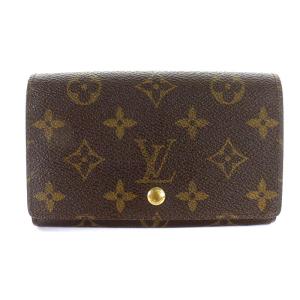 LOUIS VUITTON モノグラム ポルトモネビエ トレゾール 財布 二つ折り M61730 OH