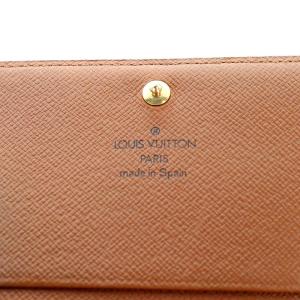 LOUIS VUITTON モノグラム ポルトモネビエ トレゾール 財布 二つ折り M61730 OH