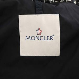 MONCLER CHERY ダウンジャケット 総柄 0 チャコール