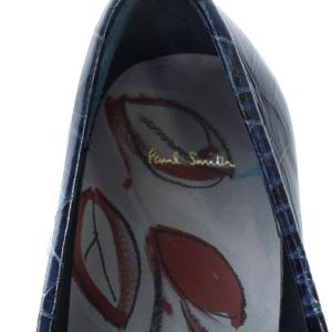 PAUL SMITH 22SS カッシーニ ローファー レザー 39 25.5cm 白 青 ブルー