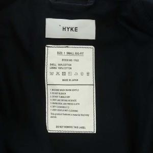 HYKE M-51 FIELD JACKET ミリタリー ビッグフィット ジャケット 1 紺 ネイビー