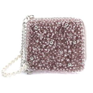 ANTEPRIMA ミスクリオパール ワイヤー 二つ折り財布 ピンク