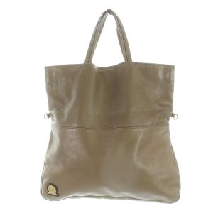 A.D.M.J. トートバッグ レザー ベージュ