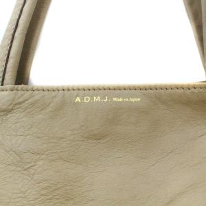 A.D.M.J. トートバッグ レザー ベージュ