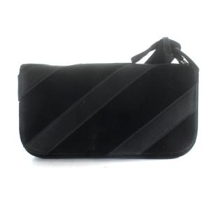 Salvatore Ferragamo ポーチ ガンチーニ ベロア ブラック