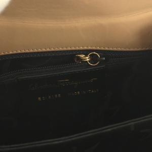 Salvatore Ferragamo ガンチーニ ワンショルダーバッグ レザー ベージュ