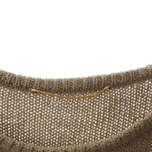 Deuxieme Classe cherish ニット カットソー 半袖 プルオーバー ベージュ