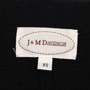 J&M DAVIDSON ウール カーディガン ニット XS ブラック