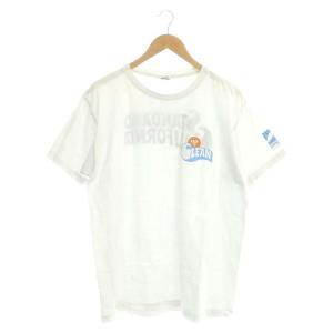 STANDARD CALIFORNIA KEEP IT CLEAN プリント Tシャツ カットソー 半袖 ロゴ ホワイト ライトブルー