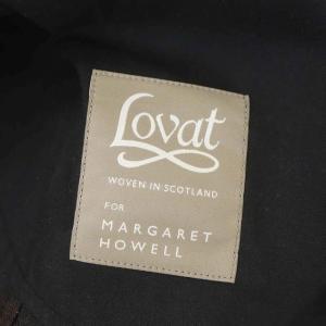 MARGARET HOWELL 20AW Lovat PLAID WOOL パンツ テーパードパンツ チェック 2 ダークブラウン
