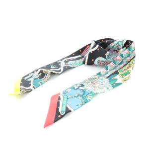 Exposition Universelle 万国博覧会 ツイリースカーフ シルク マルチカラー