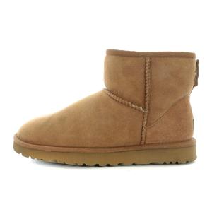 UGG australia W CLASSIC MINI ムートンブーツ ショート 24cm ブラウン