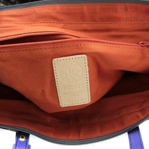 russet トートバッグ モノグラム ナイロン グレー パープル