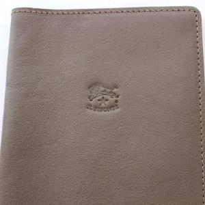IL BISONTE パスポートケース レザー ベージュ