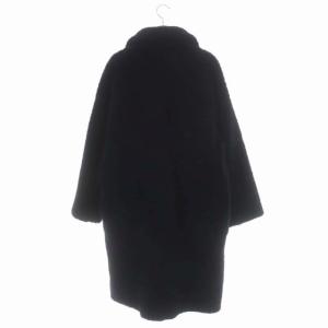 EVERYDAY I LIKE ムートンチェスターコート シープスキン 黒