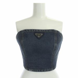 22SS デニムビスチェトップ 40 青