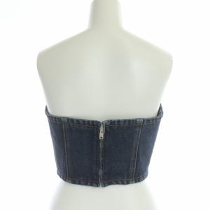 PRADA 22SS デニムビスチェトップ 40 青