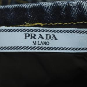 PRADA 22SS デニムビスチェトップ 40 青