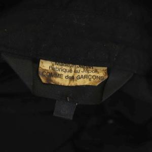 COMME des GARCONS AD2021 ギャザーワンピース 洗い加工 S 黒