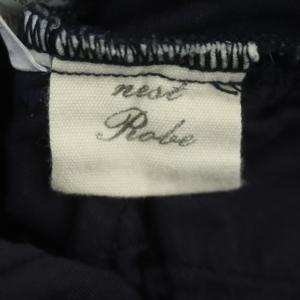 nest Robe コットンイージーテーパードパンツ ドロスト仕様 ネイビー
