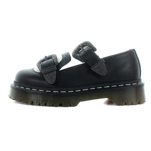 Dr.Martens MUKAI BROGUE メリージェーン シューズ レザー UK3 ブラック