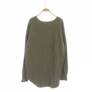 EVERYDAY I LIKE ヴィンテージ Vintage  サーマル プルオーバー Tシャツ カットソー 長袖 カーキ