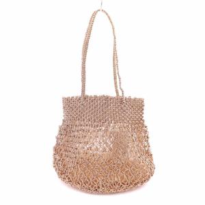 TOMORROWLAND LUREX ミニバッグ トートバッグ ショルダーバッグ メッシュ ピンクゴールド
