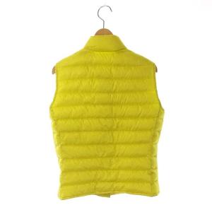 MONCLER liane gilet リアーネ ダウンベスト 前開き ナイロン スナップボタン 国内正規 0 黄色 イエロー