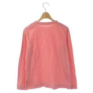 nest Robe カットソー 長袖 ロングスリーブTee Tシャツ オーガニックコットン クルーネック F ピンク
