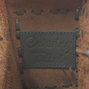 CARVING TRIBES ハンドバッグ トートバッグ マエストラ レザー S ブラウン ブルー