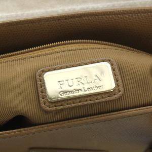 FURLA メトロポリス トートバッグ ショルダーバッグ 2way レザー 茶 ブラウン