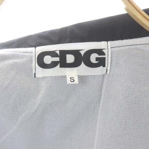 COMME des GARCONS CDG AD2022 サークルロゴ コーチジャケット 総裏地 スナップボタン S ブラック
