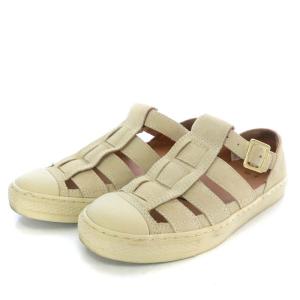 ALL STAR COUPE GURKHA-SANDAL OX グルカサンダル フラット スエード 22.5cm アイボリー