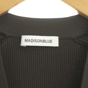 MADISONBLUE 22AW BIG KNIT V CD カーディガン ニット 長袖 Vネック 00 XS ブラウン