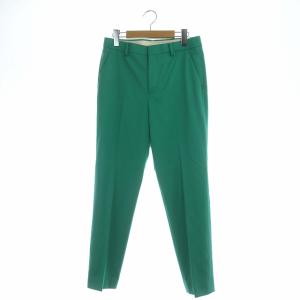 ツイルテーパードパンツ スラックス 40 グリーン 緑